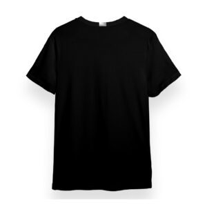 Black Basic Performance DryFit Round Neck T-shirt