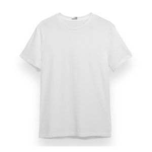 White Basic Performance DryFit Round Neck T-shirt