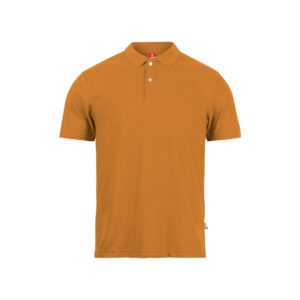 Orange Basic Performance DryFit Collar T-shirt