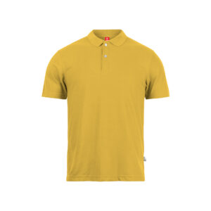 Golden Yellow Basic Performance DryFit Collar T-shirt
