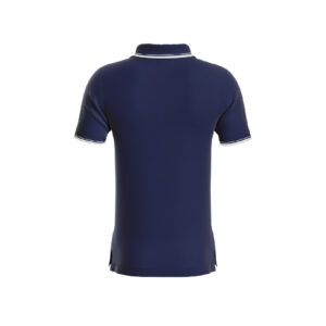 Navy Blue Premium Performance DryFit Collar T-shirt With White Tipping