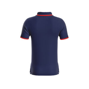Navy Blue Basic Pro Performance DryFit Collar T-shirt With Red Tipping