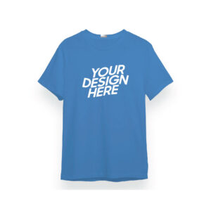 Sky Blue Basic Performance DryFit Round Neck T-shirt