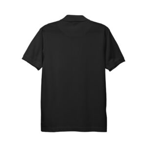 Black Cotton Rich Collar T-shirt