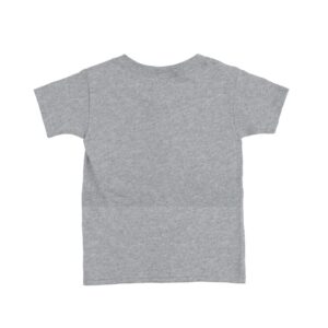 Grey Melange Kids Biowash Round Neck T-shirt