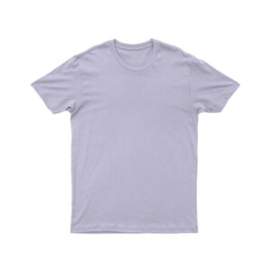 Lavender Biowash Round Neck Unisex T-shirts