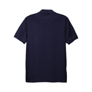Navy Blue Premium Collar T-shirt With Pocket
