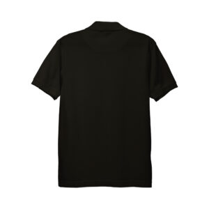 Black Premium Collar T-shirt With Pocket