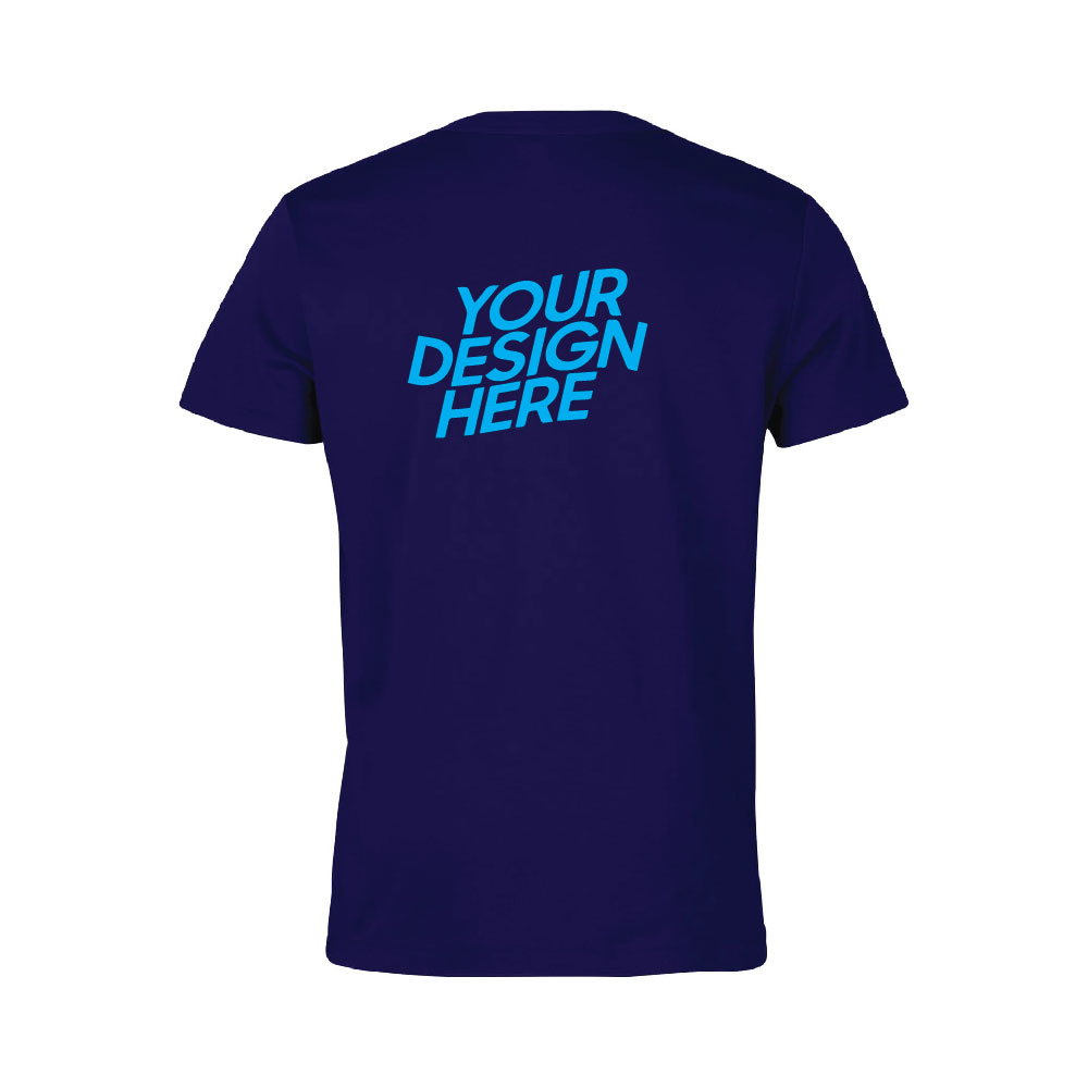 Navy Blue Premium DryFit Round Neck T-shirt - Image 2