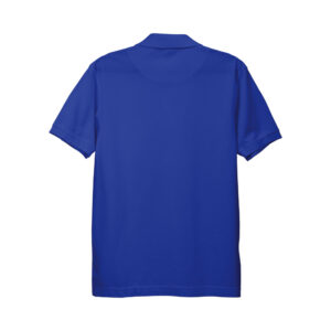 Royal Blue Cotton Rich Collar T-shirt