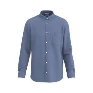 Blue US Polo Cotton Formal Corporate Shirt