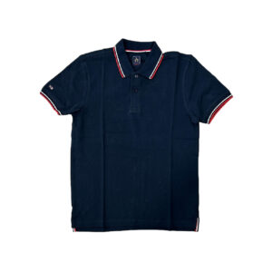 Arrow® Navy Blue Polo T-Shirt With Tipping