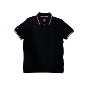 Arrow® Black Polo T-Shirt With Tipping